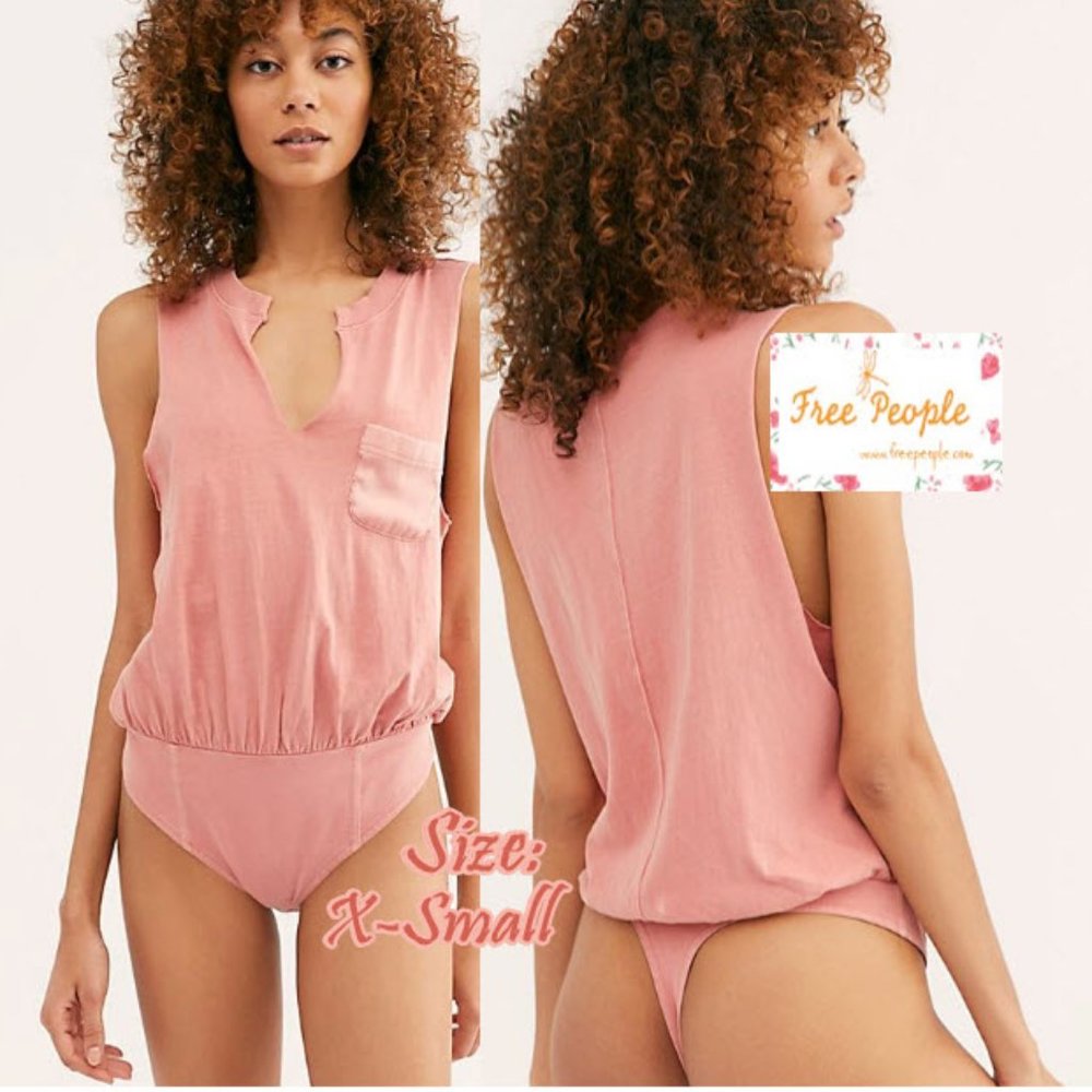 NWT- Free People In Your Pocket Bodysuit - Size: X-SM - Color: Athena